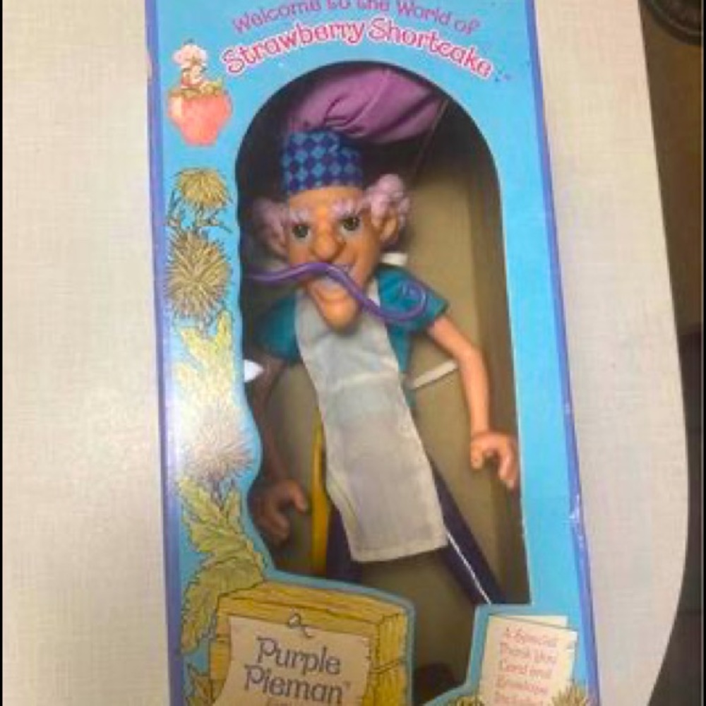 Vintage 1980s Purple Pieman w/box